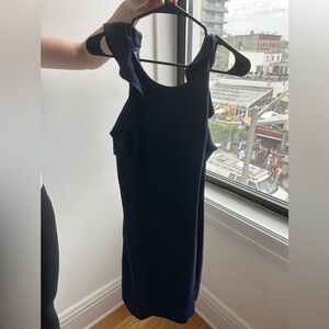 Navy Lilly PuLitzer dress worn to a college graduation.